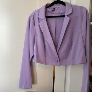 Cute Cropped Purple Blazer 💜